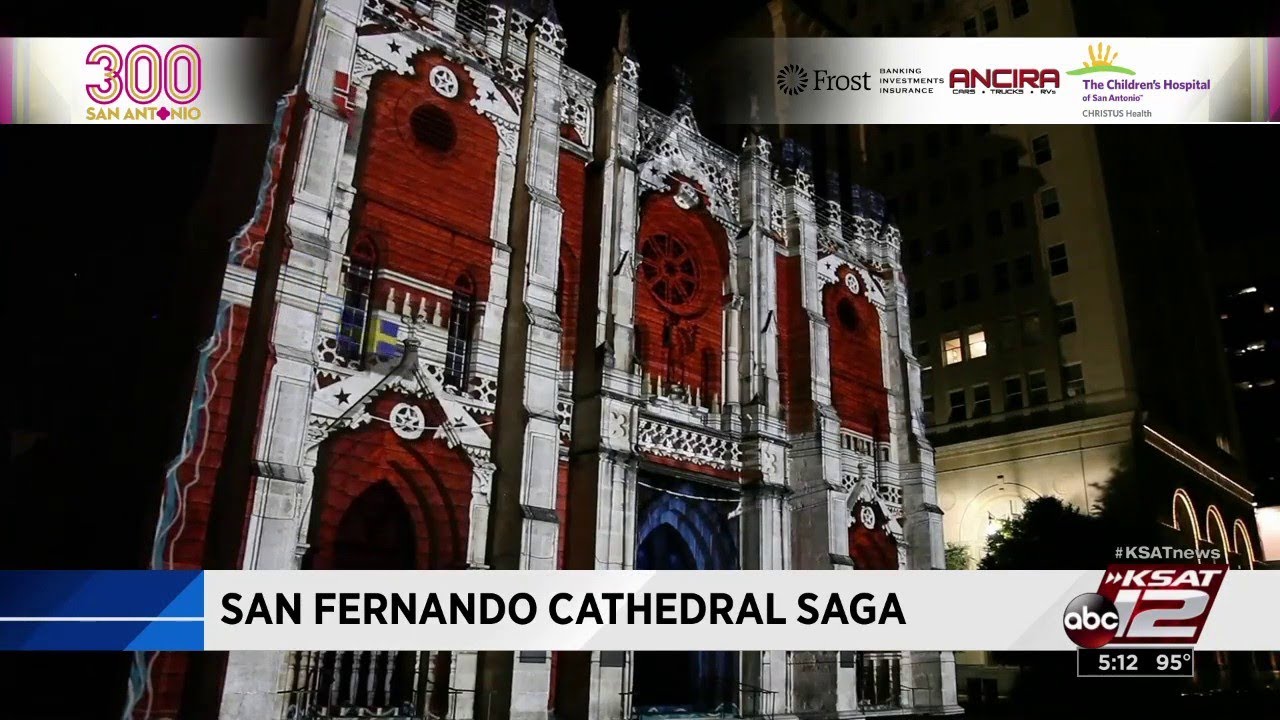 Video: 'The Saga' creator returns to San Fernando Cathedral four years after debut