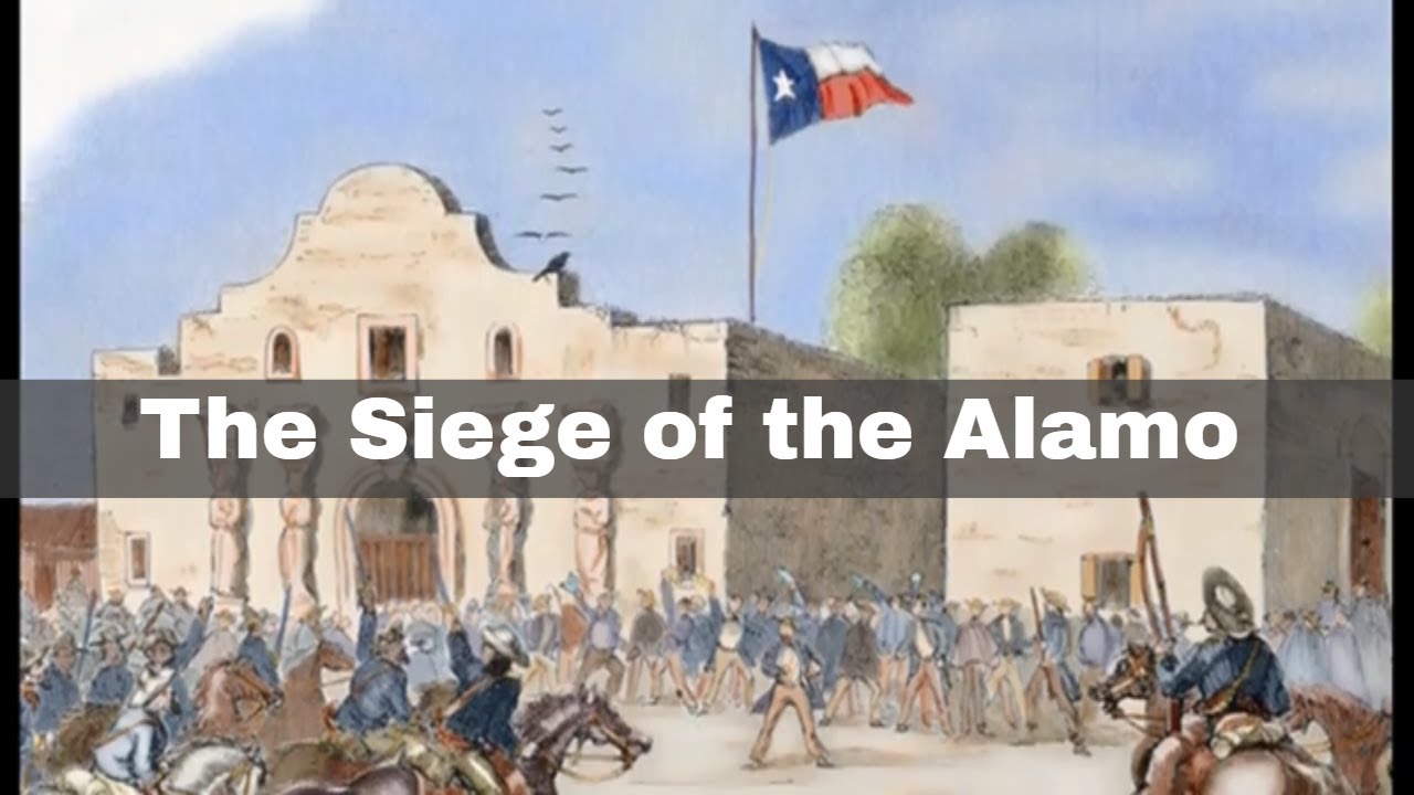 23rd February 1836: The Siege of the Alamo begins, lasting for thirteen days before the final battle