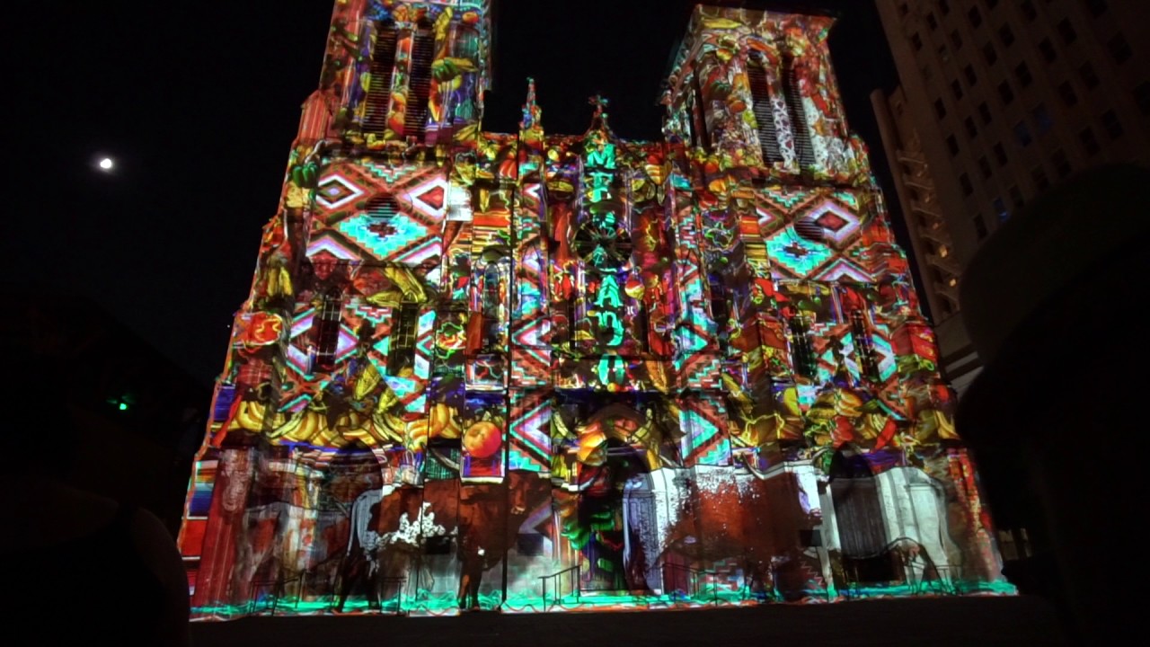San Antonio | The Saga, Video Art Projection at San Fernando Cathedral